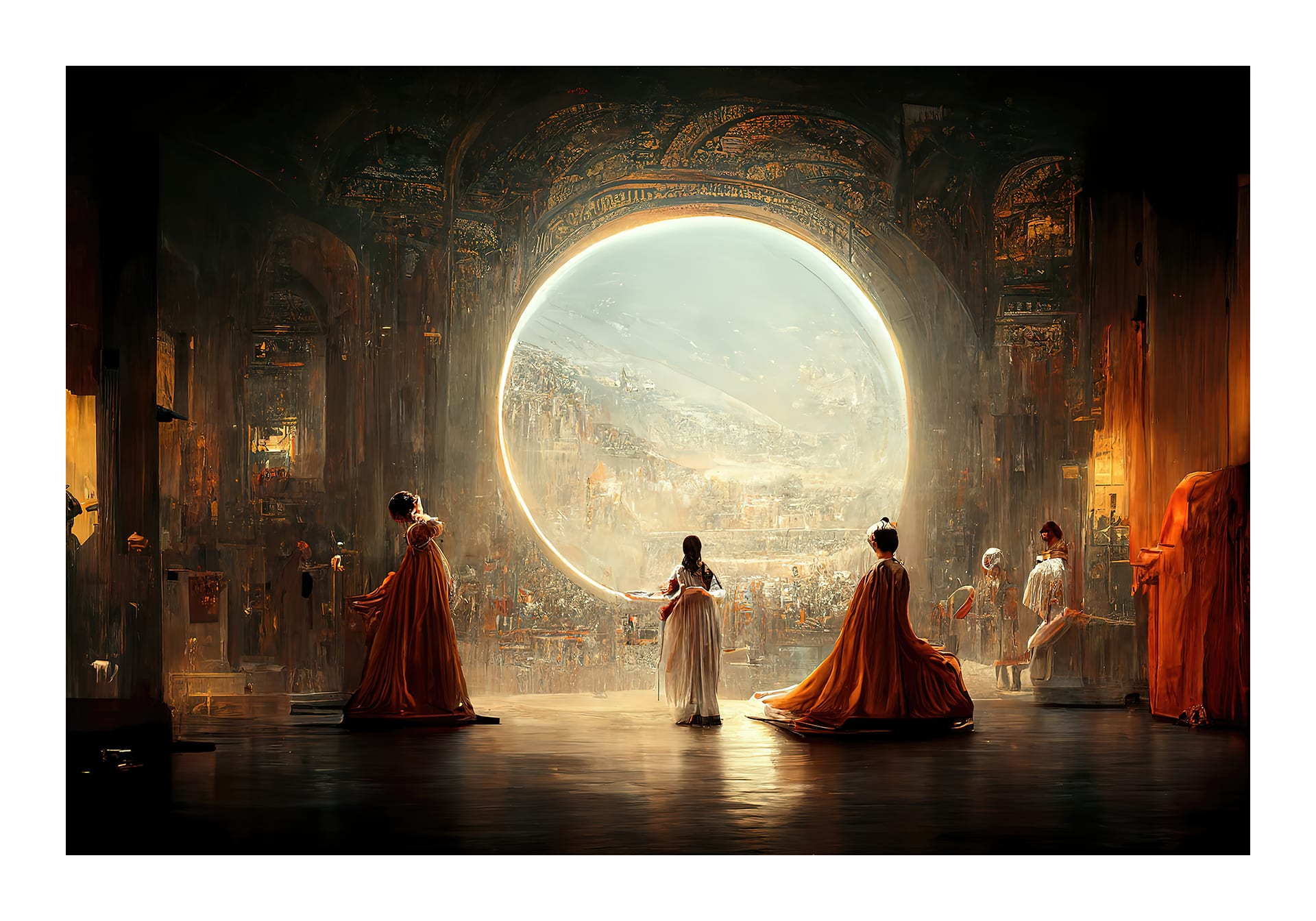 Limited edition Timed-Release prints of 'Theatre D'Opera Spatial'