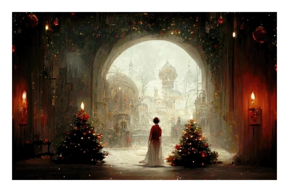 Christmas Opera Theater - 36x24 Limited Edition