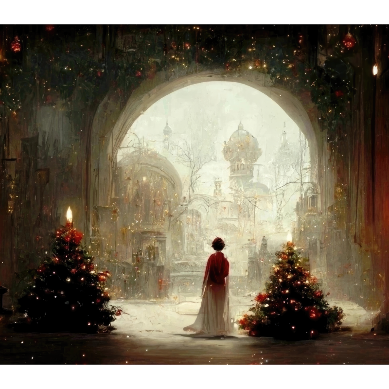 Christmas Opera Theater - 36x24 Limited Edition